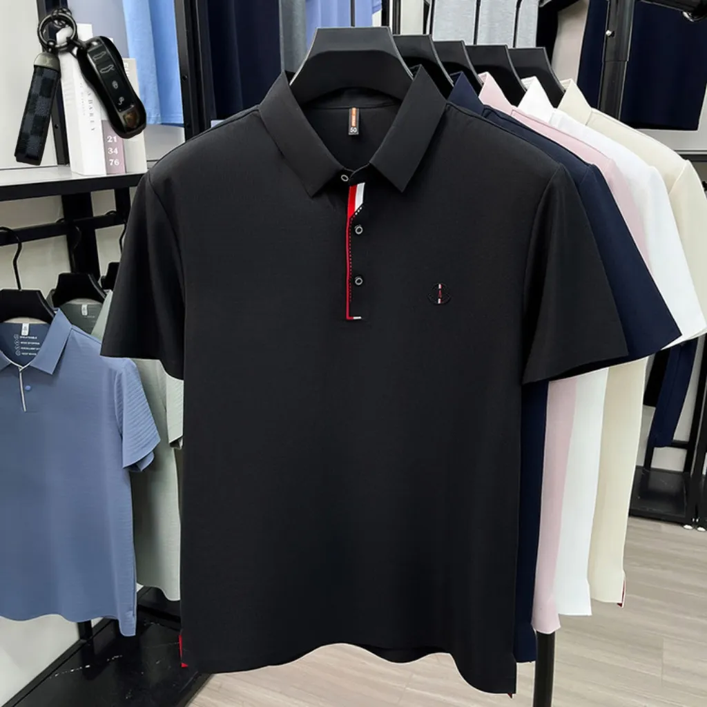 P140🎁 🔑26 Quality POLO ， Quality ，100% Breathable ， LOGO， ⚡️ T ⚡️ ， ！Sizes：M-4XL（ 210 、 。